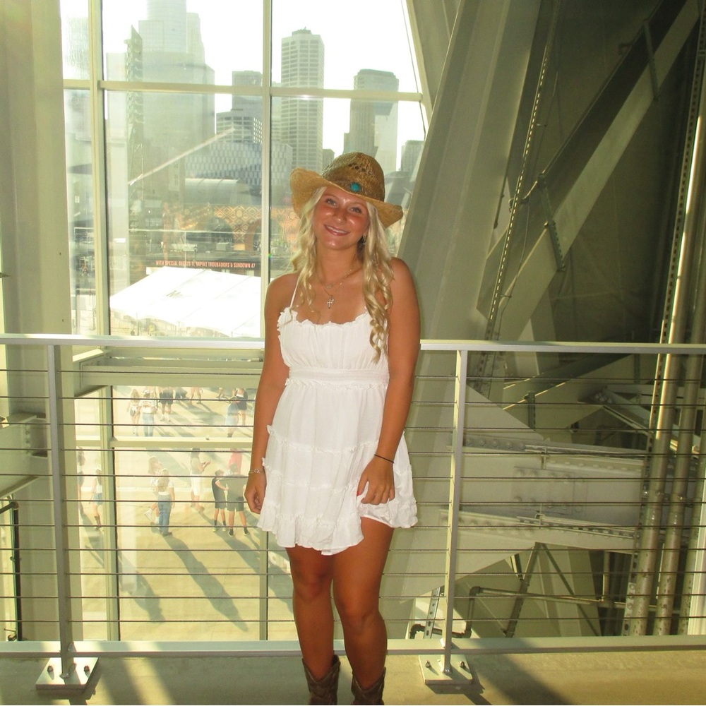 White Mable Mini Dress
